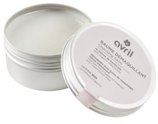MES COURSES EN VRAC Baume Démaquillant Solide au Beurre de Karité Bio, Parfum Rose