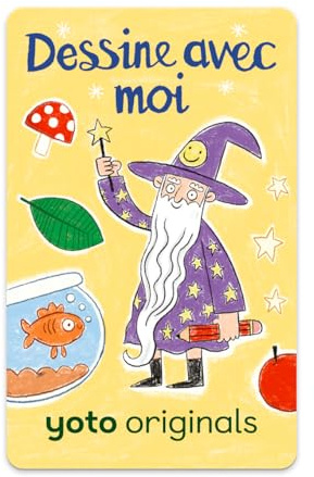 Yoto - Zeichnen Sie mit mir, Hörbuch und Aktivität für Kinder auf Französisch, hören Sie auf Geschichtenspieler und Mini, Aktivität ohne Bildschirm, Zeichnung für 4 bis 12 Jahre