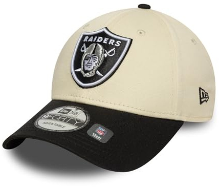 New Era 9Forty MLB NFL Baseballkappe Contrast Visor Kappe beige Krone bunter Schirm verstellbar Strapback
