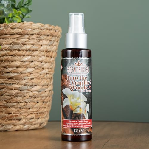 114ml Vanilla Woods Scentsicles Christmas Decoration Spray Mist