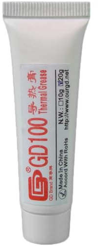 GD100 20g Thermal Compound Paste thermal heatsink, Heat Sink Paste Thermal Conductivity: >1.094W/m-k, Graphic Card CPU Grease, Laptop Grease White