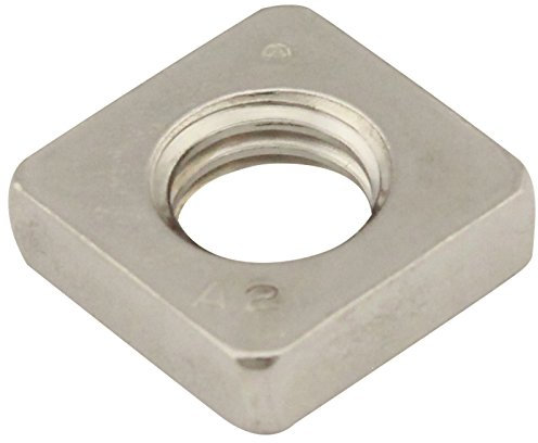 Vierkantmuttern (niedrige Form) - M8 - (10 Stück) - DIN 562 - Edelstahl A2 (V2A) - Einlegemutter - SC562 | SC-Normteile®