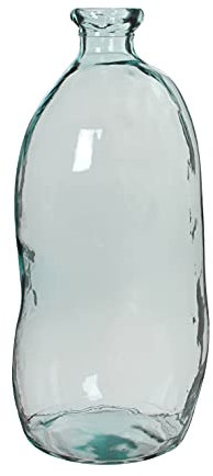 Mica Decorations Organic Vase - H73 x Ø34 cm - Transparent