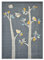 Domdeco Baby- & Kinderteppich YLVIE, 7,5mm hoher Kurzflor, mit Vogel Motiv, für Baby-/Kinder-/Spielzimmer, aus Kunstfasern, Dunkelgrau in 120x170cm