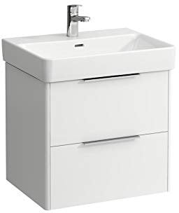 Laufen Base Waschtischunterschrank, 2 Schubladen, für Waschtisch 810963, Farbe: Ulme dunkel