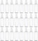 24 PCS 100ml Bote Spray Pulverizador Botella Spray Plastico para Limpieza, Desinfección con Alcohol, Viajes, Aceites Esenciales, Perfumes