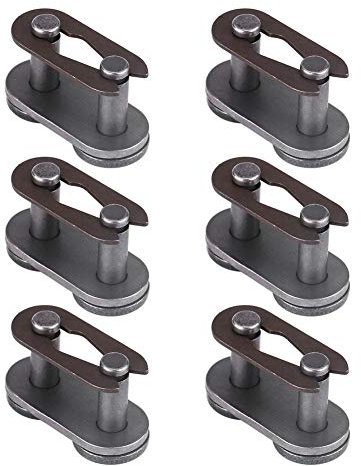 Roller Chain Connector Link, 5 Sätze 415 Chain Master Link 2-Takt-Teile für motorisierte Fahrradgasmotoren für 415 kettenschloss,kettenschloss 415,motorrad kette 415,moped kette kreidler,verbind