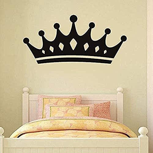 Design Queen'S Crown Wandaufkleber, Schöne Wanddekoration Für Jungen Und Mädchenzimmer, Bewegliche Tapete, Heimtextilien 57X80Cm