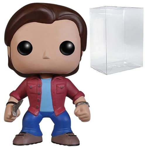 POP Supernatural - Sam Winchester Funko Pop! Vinyl Figure (Bundled with Compatible Pop Box Protector Case), Multicolored, 3.75 inches