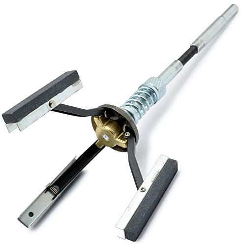 Easyboost Honwerkzeug 3 Armig Zylinder Bohrung Ø32 bis 89mm Honsteine Hongerät 2T und 4T für MBK Booster Nitro Vespa Kymco AM6 Derbi GY6 Simson Motorrad Roller Moped Schaltmoped