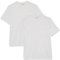 Amazon Essentials Men's T-Shirt Regular-Fit Short-Sleeve Crewneck Pocket, Pack of 2, White, L