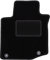 Wielganizator Automatte – Passend für Peugeot 107 Schrägheck 2005-2014 – Velours – Autozubehör - Auto Fußmatten – Fußmatte Auto – 1-teilig - schwarz