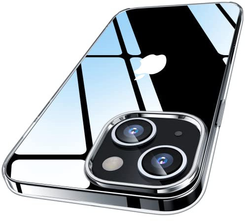 Incept Crystal Clear [Anti-Gelb Tech] für iPhone 13 Mini Hülle [2.4 m Militärqualität, stoßfest] Schlanke, dünne Hülle,transparente, Telefonabdeckung, 5.4 Zoll (13.7 cm)