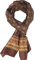 feiner Herrenschal mit extravagantem Muster, leichte Qualität, Vintage-Pattern, schmaler Schal - Made in Italy (Bordeaux)