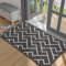 Biscpro Indoor Door Mats,60x90cm Door Mat Non Slip Backing,Dirt Trapper Mat Absorbent Non-Slip Doormat for Entrance,Inside,Kitchen,Front Back Door,Pets and Garden-Grey