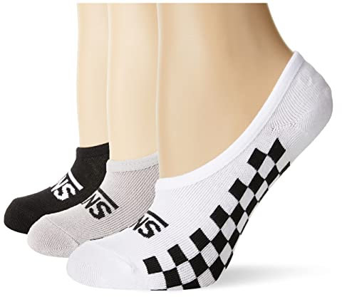 Vans Basic Check 2 Canoodle (3-Pack) Calze Uomo, Black, UK 13.5-3.5 Donna