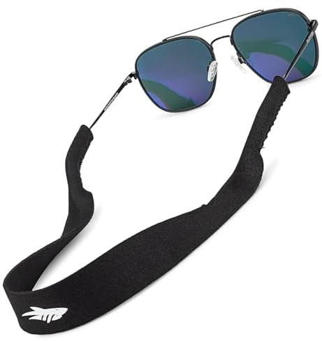 Pilotfish Neoprene Eyewear Retainer Sunglasses Strap - Premium, Lightweight, Perfect Size for Men & Women