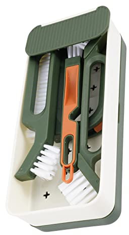 Cabilock Fugenreinigungsbürsten Satz Für Fenster Ecken Und Schubladen Kunststoff Langlebig Reinigungstool Für Enge Spalten Und Lücken Für Haushalt Und Küche