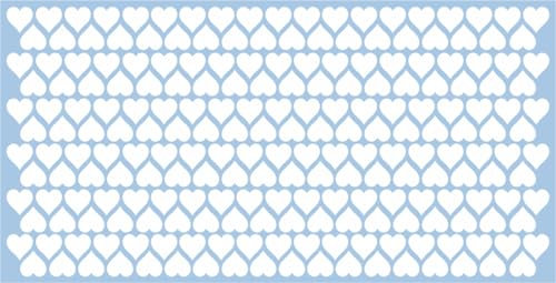 Aufkleber Etiketten Klebeherzen Herzen Herz Klebepunkte aus Folie 222 Stück weiß matt Größe 10 mm selbstklebend farbig wetterfest Markierungen Organisieren DIY basteln verzieren Modellbau Scrapbooking