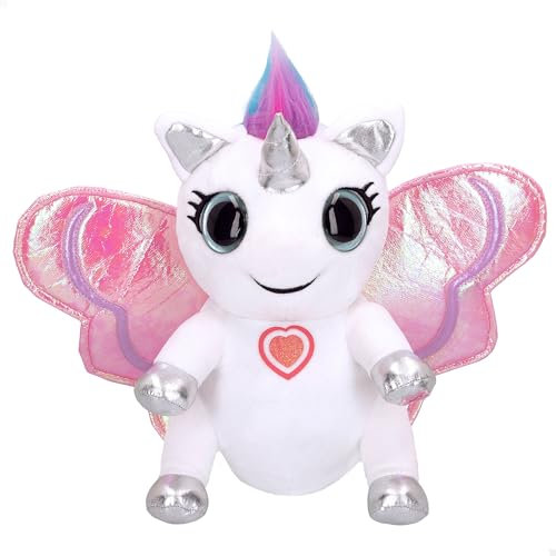 ColorBaby Glowies 47176 Musik-Plüschtier zum Schlafen, Nachtlicht für Kinder, Glühwürmchen, Einhorn-Spielzeug, Musikspielzeug mit Lichtern, ab 12 Monaten