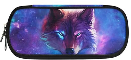 Belidome Federmäppchen für Kinder, Schulbedarf, Galaxy Wolf, Einheitsgröße, Schulranzen-Set
