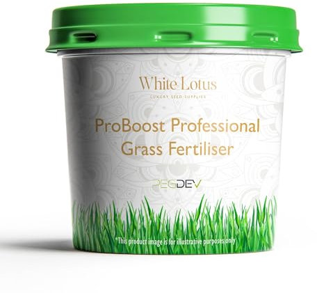 PDL – Pegdev - ProBoost Professional Grass Fertiliser - Premium Nutrient Blend for Healthy Turf Growth | 12-6-6 Analysis | Ideal for Spring/Summer Feed (20kg)