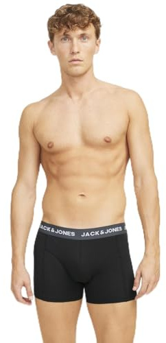 JACK & JONES Herren Boxershorts 8er-Pack aus Baumwolle – eng anliegend, elastischer Bund