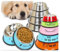 New Pet Dog Stainless Steel Bowls Puppy Cats Food Drink Water Dish Feeder Travel Feeding Non-slip Dishes Pets Supplies(Yellow,18CM)