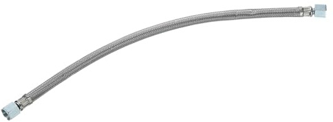 sourcing map Air Compressor Exhaust Tube, 5/8 Thread Dia 20 Length Compressor Hose Stainless Steel Hose Air Tube Compressor Hardware Accessories Replacement Parts(Flared Mouth)