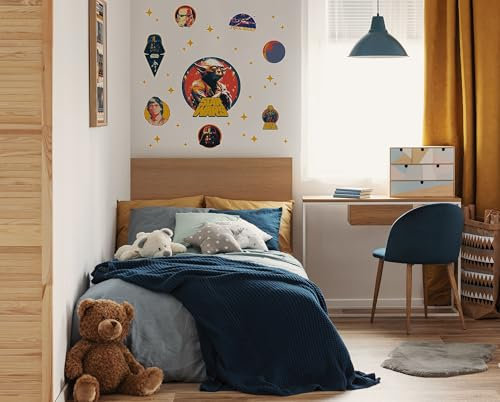 Komar Wandtattoo - Star Wars Bounty Hunters - Größe 50 x 70 cm - Wandsticker, Kinderzimmer, Wanddekoration