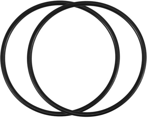 ibasenice 2 Pièces Bague d'étanchéité du couvercle de pompe Joint étanchéité pcs filtre joint torique scellés partie filtre de piscine pièces de filtre anneau de filtre caoutchouc Black