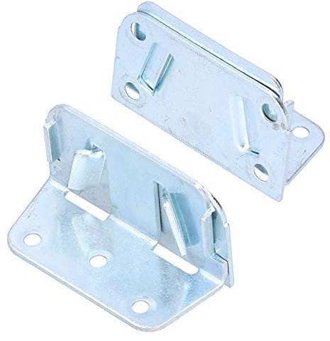 BED -Schienenhalterungen Tragbare Edelstahl Starke Bett Ersatzteile für Verschiedene Bettenrahmen