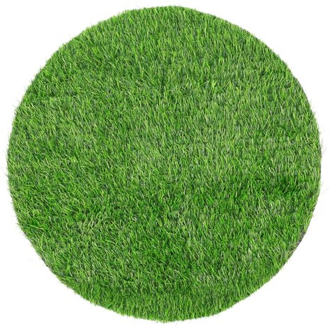 HEMOTON Kunstrasen Tischdecke Simulierte Gras Matte Runde Tischplatte Outdoor Faux Tischset Für Essbereich Dekoration Und Schutz