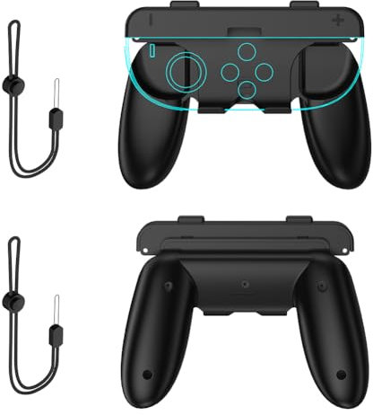 Cymwer 2pcs Hand Grips pour pour Switch 2 Joy-Con, Ergonomic gauche + Contrôleur droit support de support de support GamePad Gamepad Grip Grip Game Controller Handle Grip
