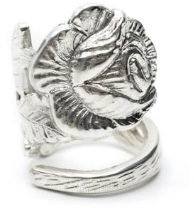 Miniblings Real Silver Ring 825 Sterling Cutlery Handmade Unique Antique AB9 - Handmade Fashion Jewelry - Fingerring