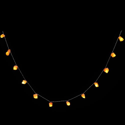 MAJORMENCH 20 LEDs USB Powered Natural Salt Stone String Light, Practical Night Lamp for Living Room and Window Decoration