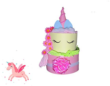 Windeltorte | ❥ Einhorn ❥ | Das Geschenk zur Geburt & Taufe