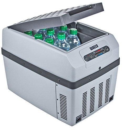 Waeco Tropicool TCX14 - Contenitore refrigerante e termico, 14 litri, 12/24/220 Volt, colore: Grigio