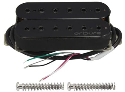 OriPure Alnico 5 Micros Humbucker Micro manche guitare électrique 7.9K Le noir