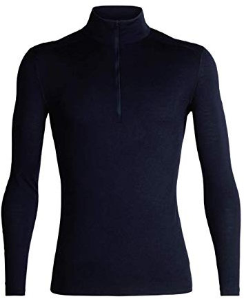 Icebreaker Herren Funktionsshirt 200 Oasis LS Half Zip, Midnight Navy, XL, 104367401XL