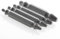 InnovaGoods - Juego de 4 Brocas para Extraer Tornillos Dañados, Acero Templado Endurecido 60 HRC, Apto para Cualquier Taladro, Varias Medidas 4-24mm, Multicolor, Acero Aleado