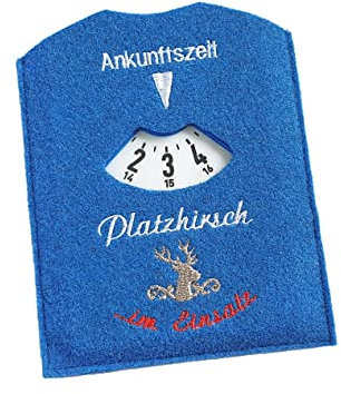 Parkscheibe für Männer „Platzhirsch im Einsatz“