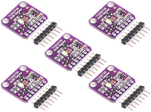 TECNOIOT 5pcs TCS34725 Color Sensor RGB Color Sensor Development Board 34725 CJMCU-34725