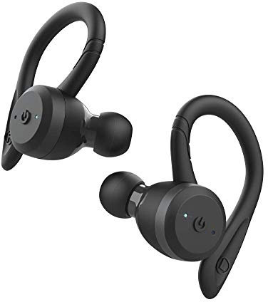 Trust Urban Nika Sports Auriculares Inalambricos Bluetooth (Resistente al Agua ipx7) Negro