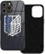 Schutzhülle für iPhone 12 Pro, Attack On Titan – Scouting Legion iPhone 12, Unisex, gehärtetes Glas, Rückseite, kratzfest, weiches TPU, stoßfest