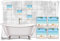 Medianlux Fliesen-Aufkleber SPA Wellness Seestern Muschel Palme Sand Strand Bad WC Deko, 10x10cm fp5p494q-134770