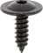 Tornillo de chapa de cabeza ancha para interior RLX Huella Torx en bolsita, 4,8 mm x 16 mm, zinc negro, lote de 20
