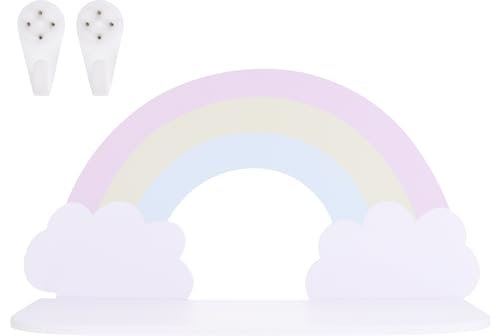 Hemoton Schwebende Wolken-Wandregale, Mini-Wolkenregale für Kinderzimmer, Dekoration, hängendes Wandregal für Badezimmer, Wohnzimmer, Schlafzimmer, dekoratives Wolkenregal für Spielzeug, Pflanzen,