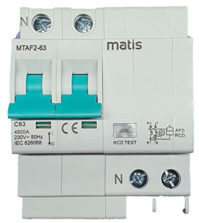 AFDD+FI/LS Brandschutzschalter C63-30 mA Typ A