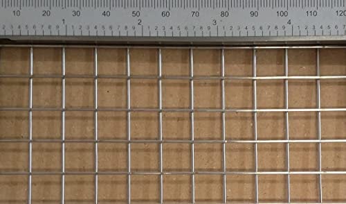 Schweißgitter aus Edelstahl 1.4306 mit 10mm maschenweite, 1mm drahtstärke. Maße: 1000mm x 1000mm